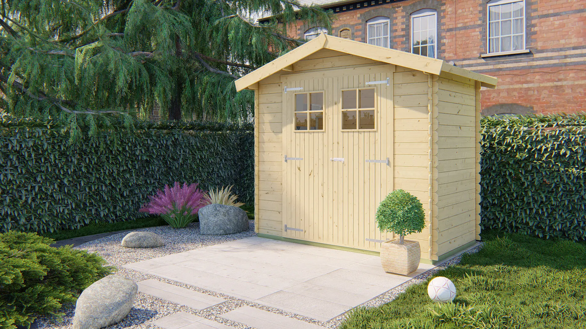 Blokhut Malva 2.0 | Inclusief fundamentbalken, shingles en bezorging!